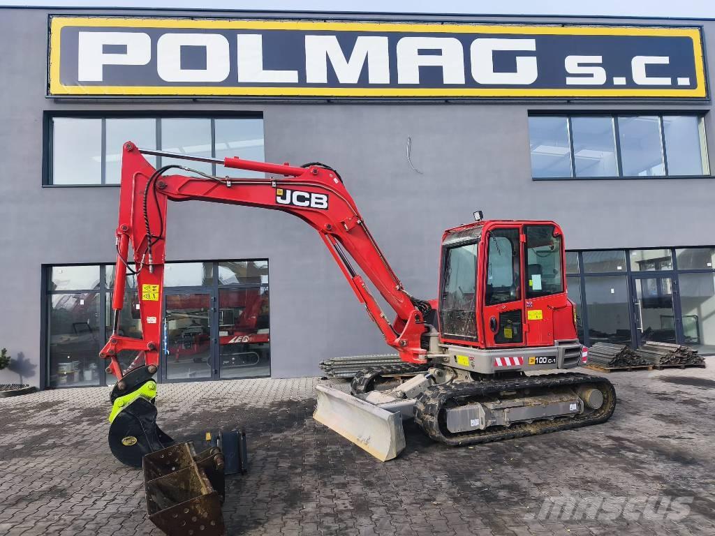 JCB 100 C 中型油圧ショベル 7ｔ-12ｔ（ユンボ・パワーショベル・バックホー）