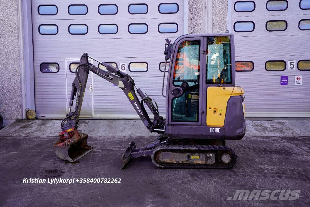 Volvo EC18C ミニ油圧ショベル 7t以下（ミニユンボ・ミニディガー）