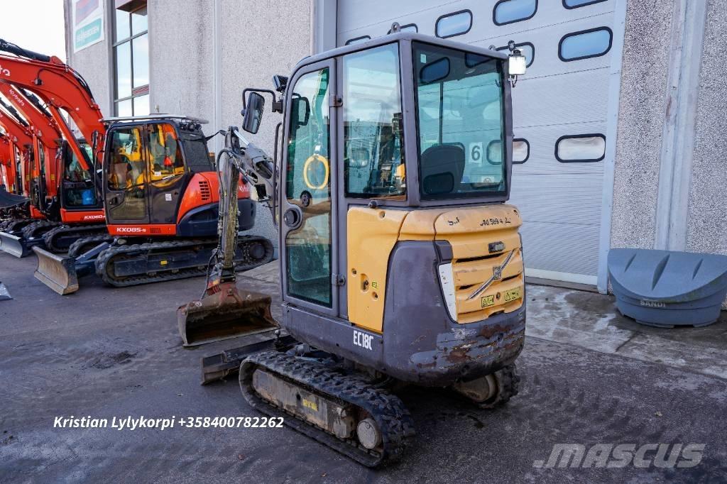 Volvo EC18C ミニ油圧ショベル 7t以下（ミニユンボ・ミニディガー）