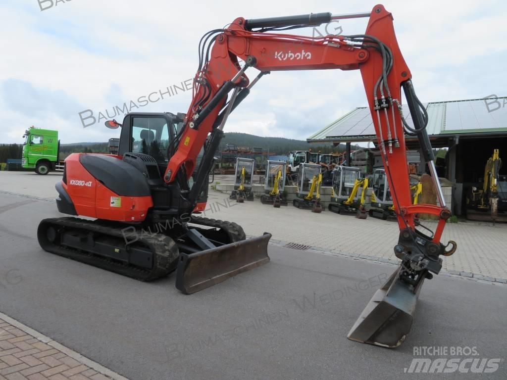 Kubota KX 080-4 ミニ油圧ショベル 7t以下（ミニユンボ・ミニディガー）