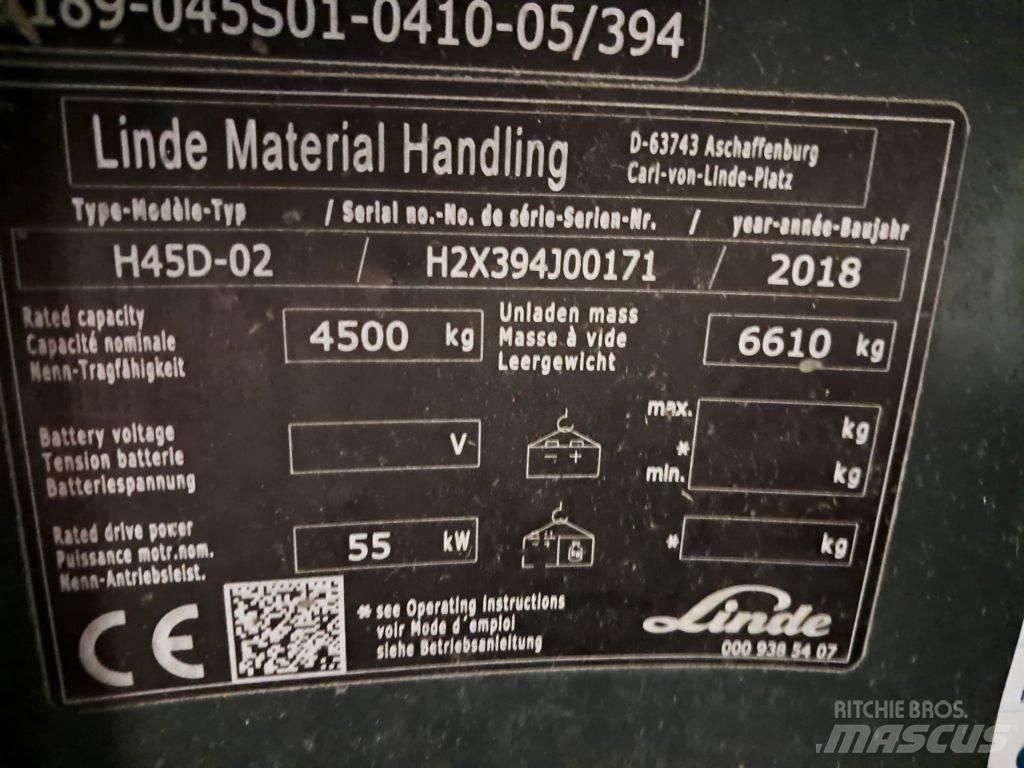 Linde H45D-02 ディーゼル・軽油