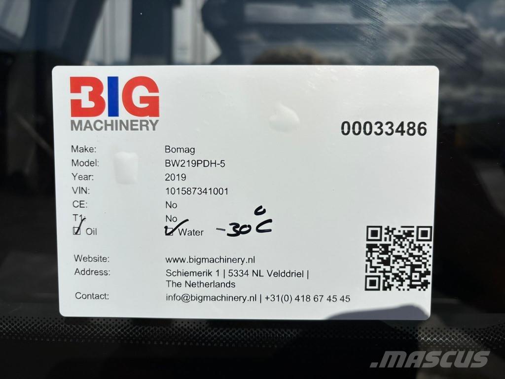 Bomag BW219PDH-5 振動ローラ