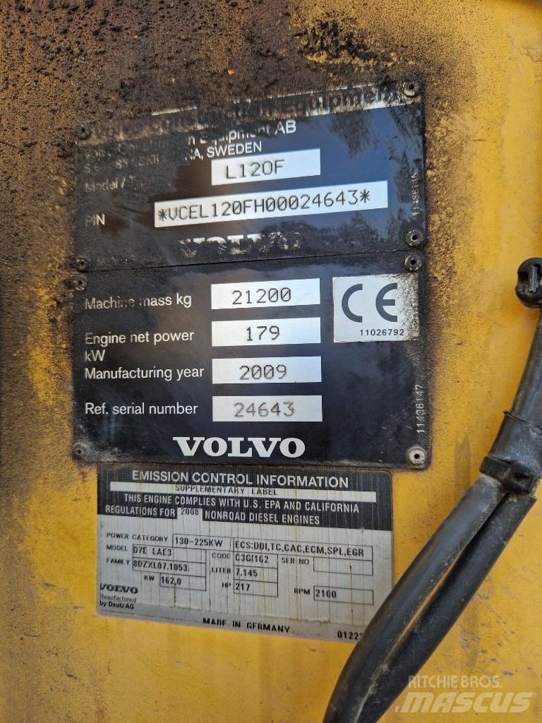 Volvo L 120 F ホイールローダー・タイヤショベル