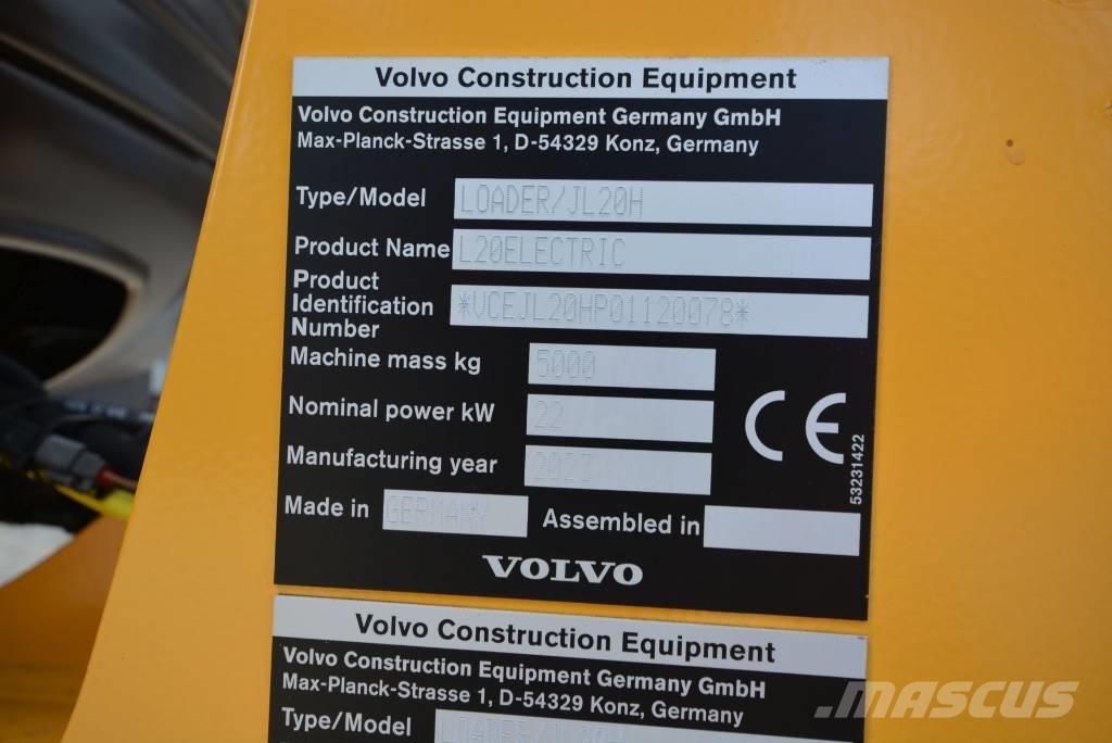 Volvo L 20 electric ホイールローダー・タイヤショベル