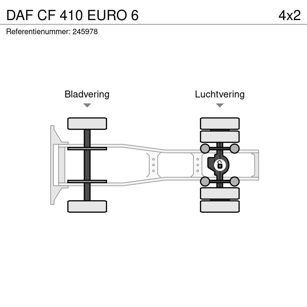 DAF CF 410 EURO 6 中古トラクターヘッド | トレーラーヘッド