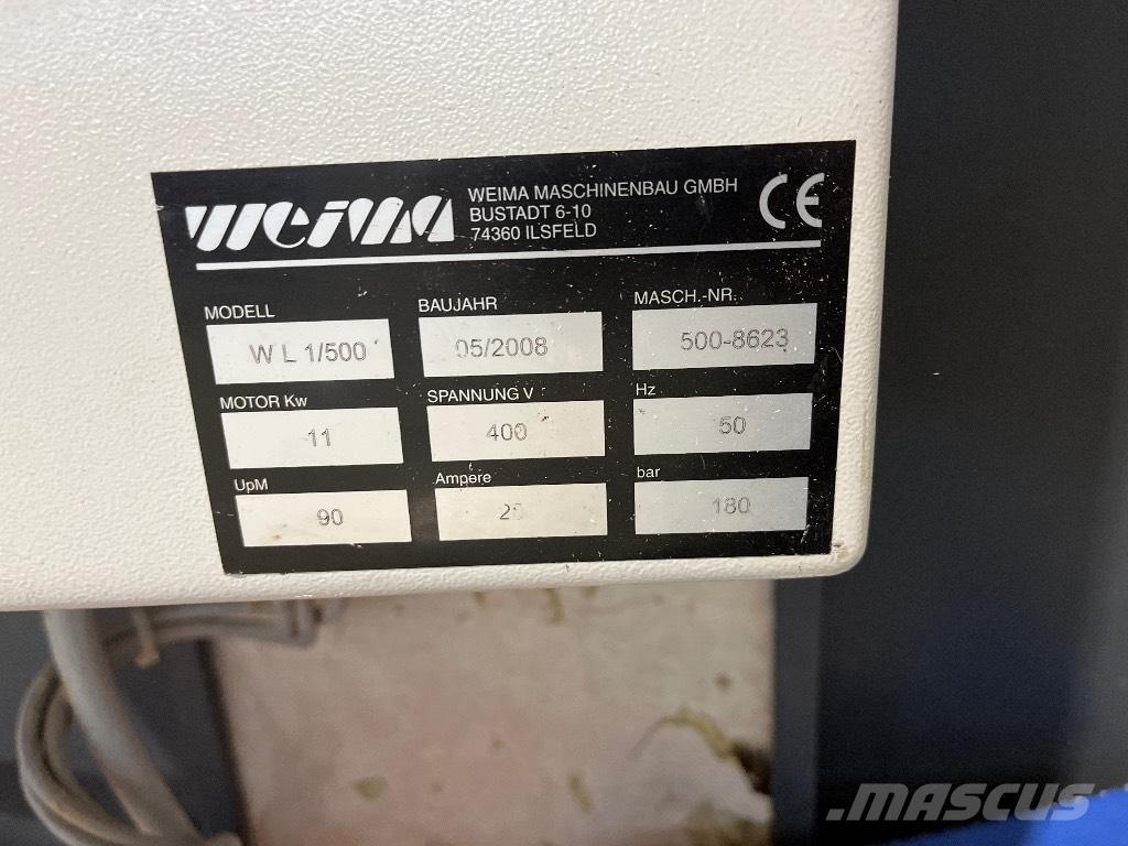 Weima WL 1/500 ミル／研削機械