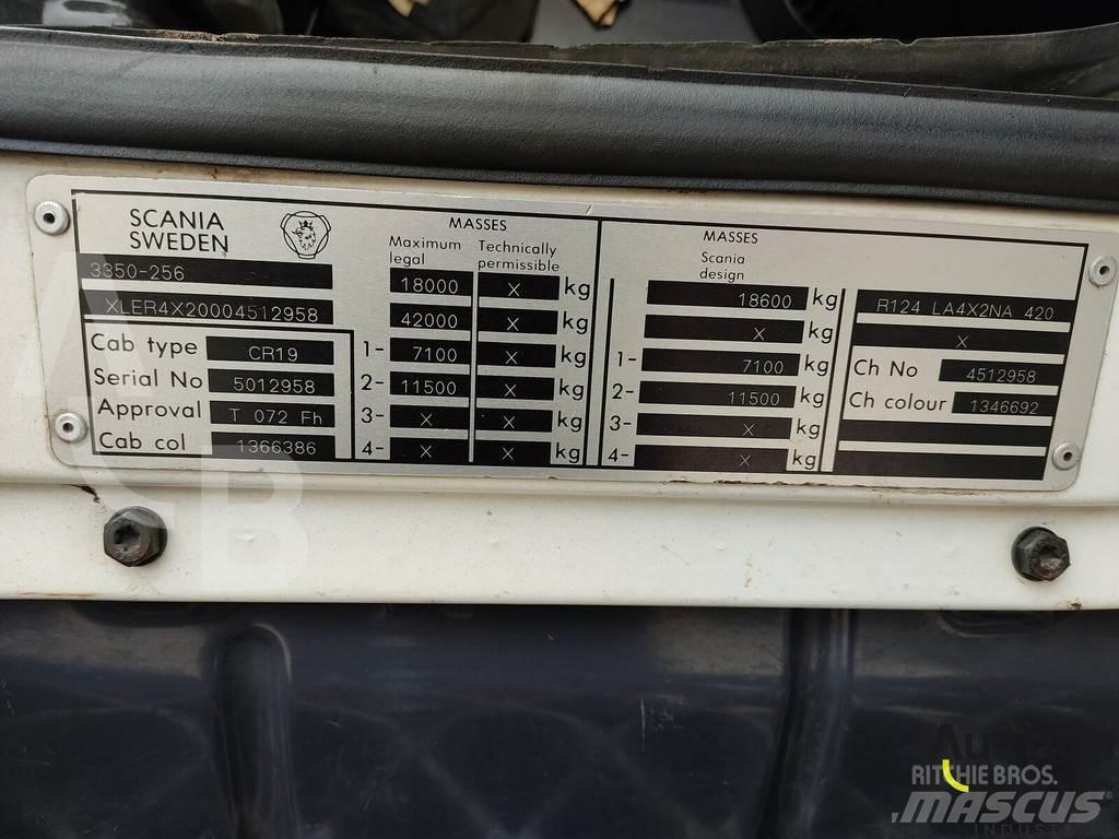 Scania R 124 LA 中古トラクターヘッド | トレーラーヘッド