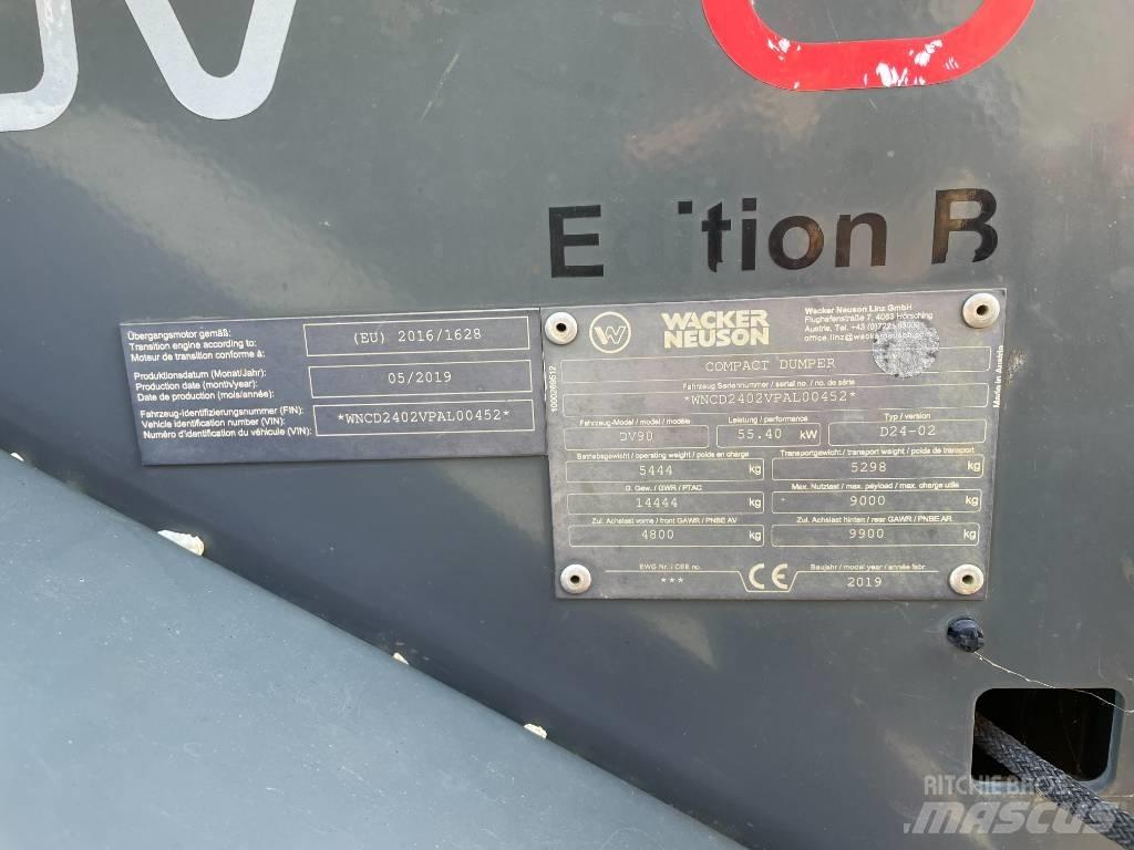 Wacker Neuson DV 90 サイト　ダンプ