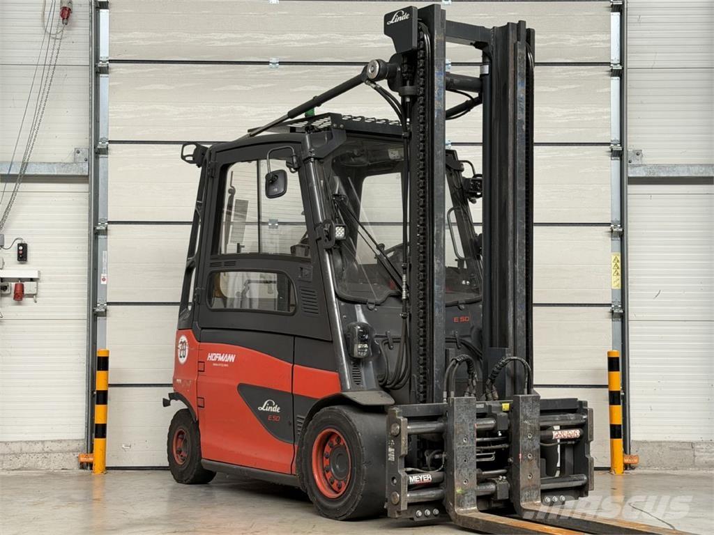 Linde E50HL-01 バッテリーフォークリフト