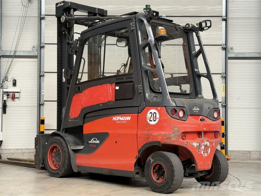 Linde E50HL-01 バッテリーフォークリフト