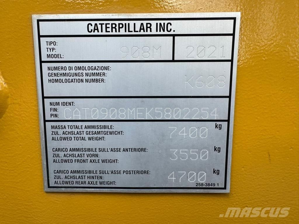 CAT 908M ホイールローダー・タイヤショベル