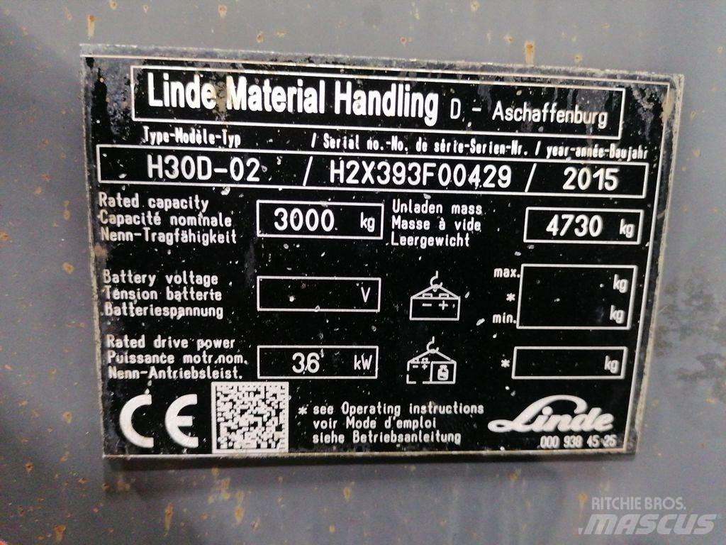 Linde H30D-02 ディーゼル・軽油