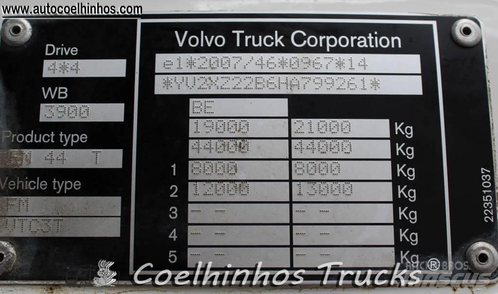 Volvo FMX 410  4x4 中古トラクターヘッド | トレーラーヘッド