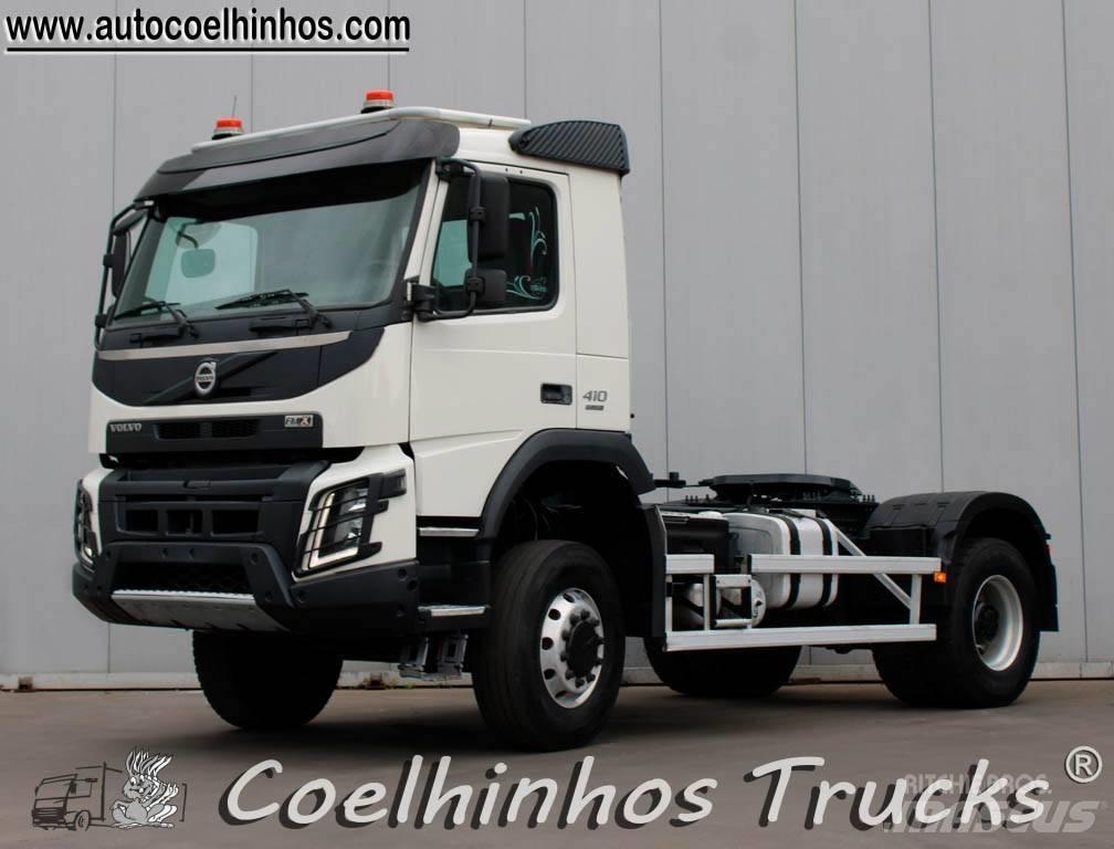 Volvo FMX 410  4x4 中古トラクターヘッド | トレーラーヘッド