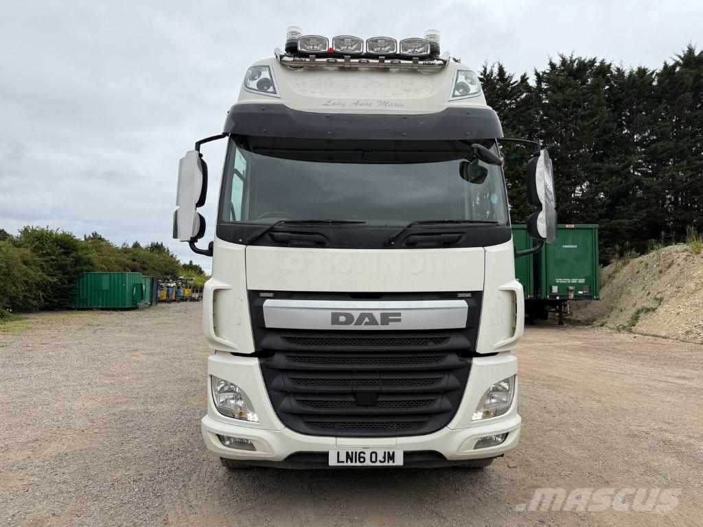 DAF CF 460 平ボディー／ウインチトラック