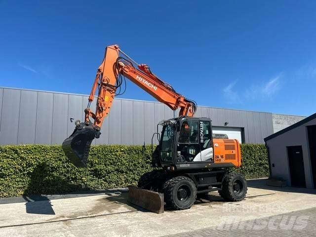 Hitachi 140W-5B ホイール式油圧ショベル（パワーショベル・ユンボ・バックホー）