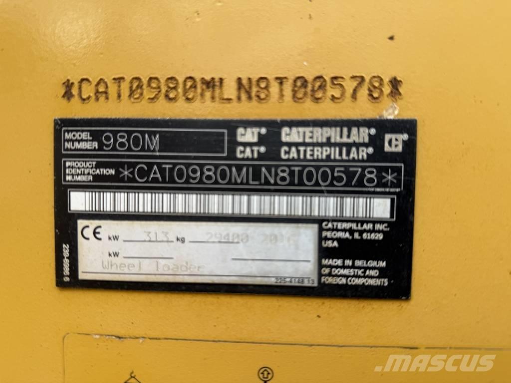 CAT 980M shovel + Bak ホイールローダー・タイヤショベル