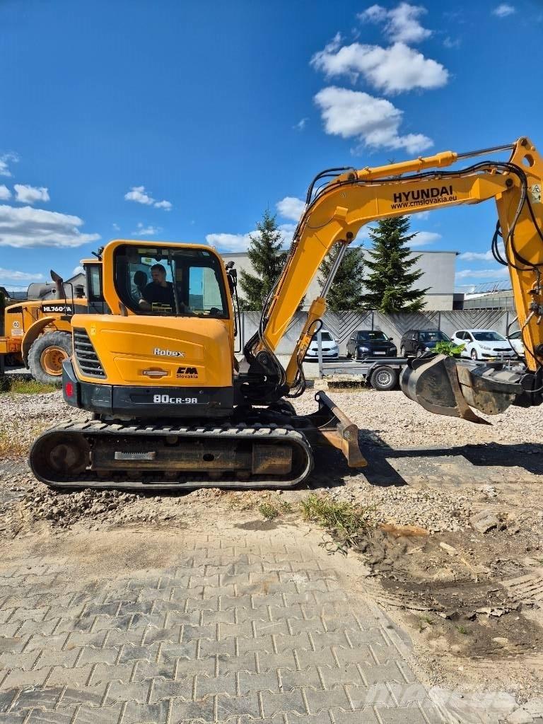Hyundai R 80 CR-9A 中型油圧ショベル 7ｔ-12ｔ（ユンボ・パワーショベル・バックホー）