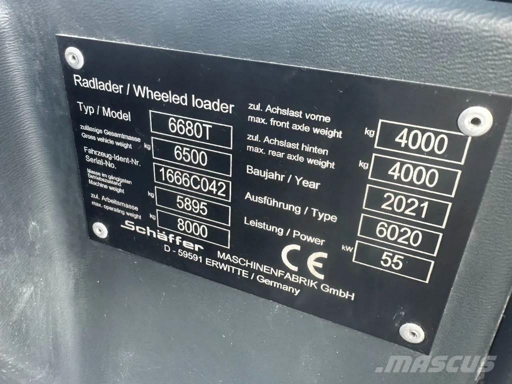 Schäffer 6080T テレスコピックホイールローダー