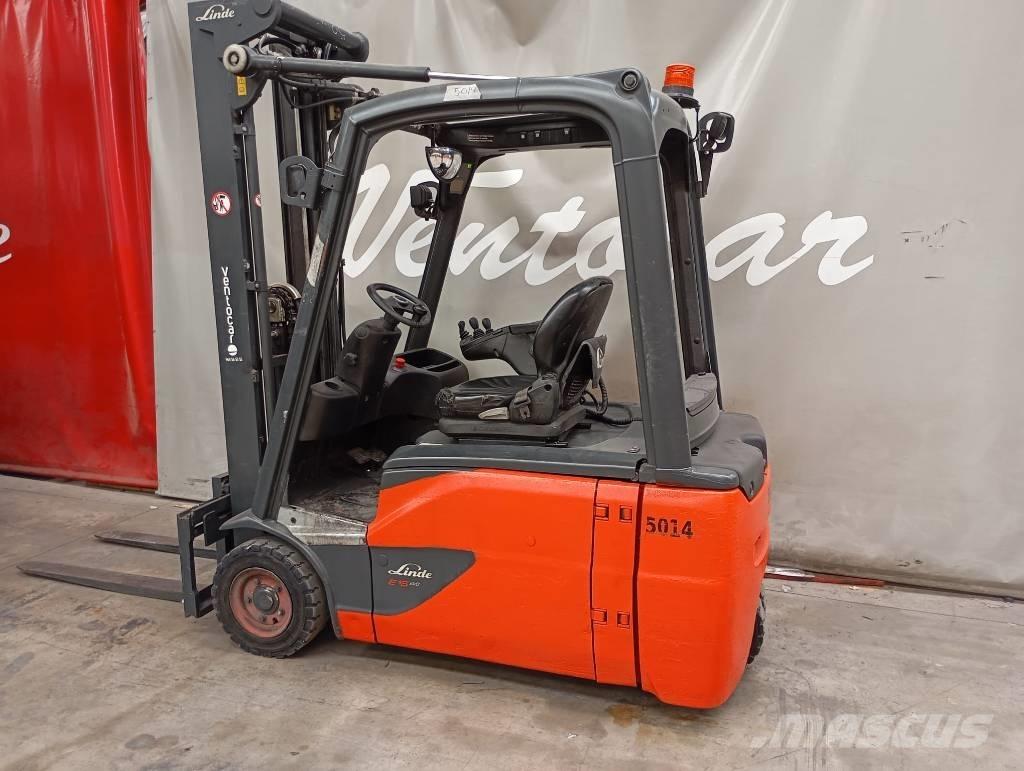 Linde E 16 バッテリーフォークリフト