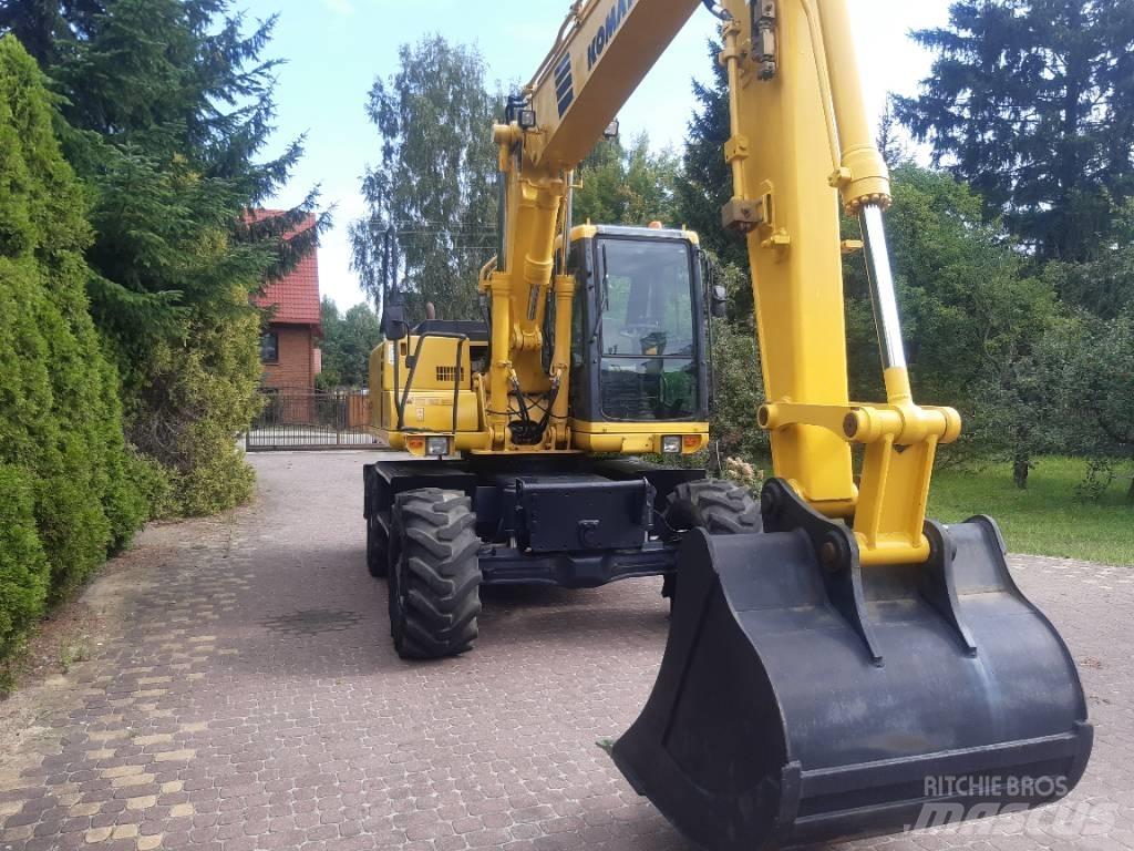 Komatsu PW 130-7 ホイール式油圧ショベル（パワーショベル・ユンボ・バックホー）
