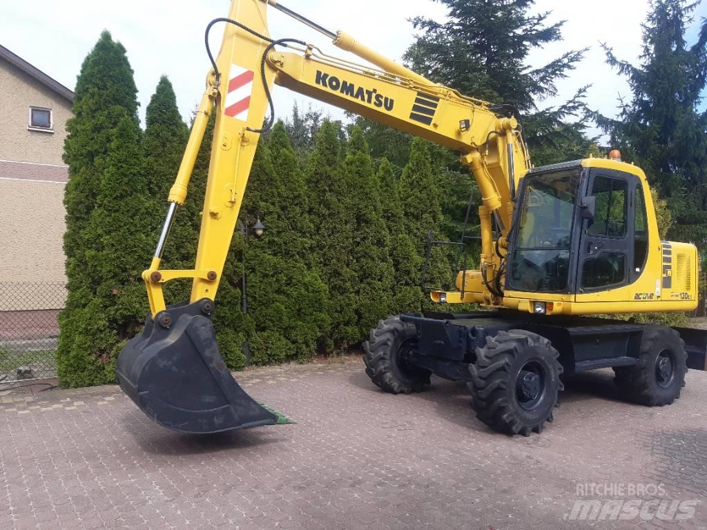 Komatsu PW 130-7 ホイール式油圧ショベル（パワーショベル・ユンボ・バックホー）