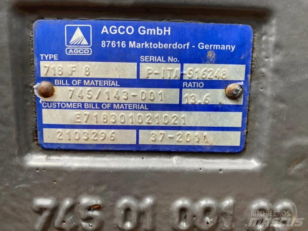 Fendt 820 FRONT AXLE トランスミッション