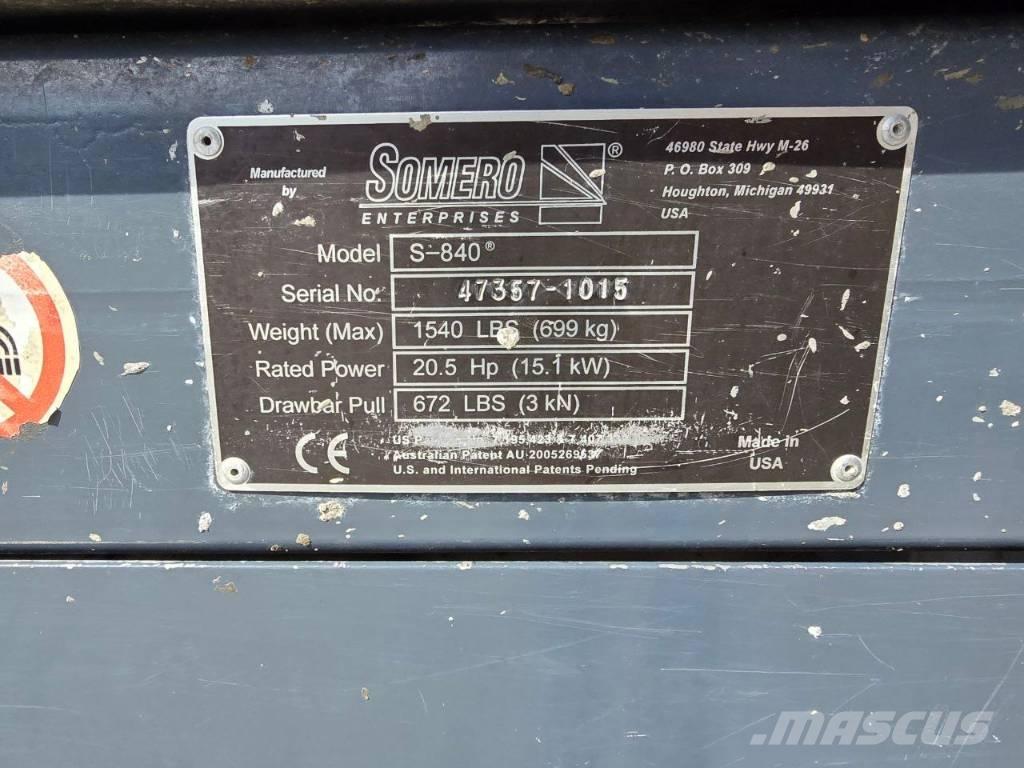 Somero S840 コンクリート打設ブーム