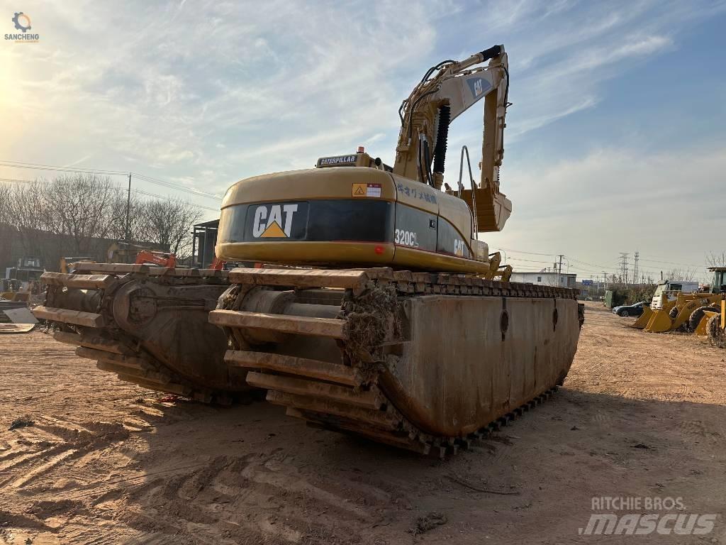 CAT 320 C L 水陸両用油圧ショベル、ユンボ
