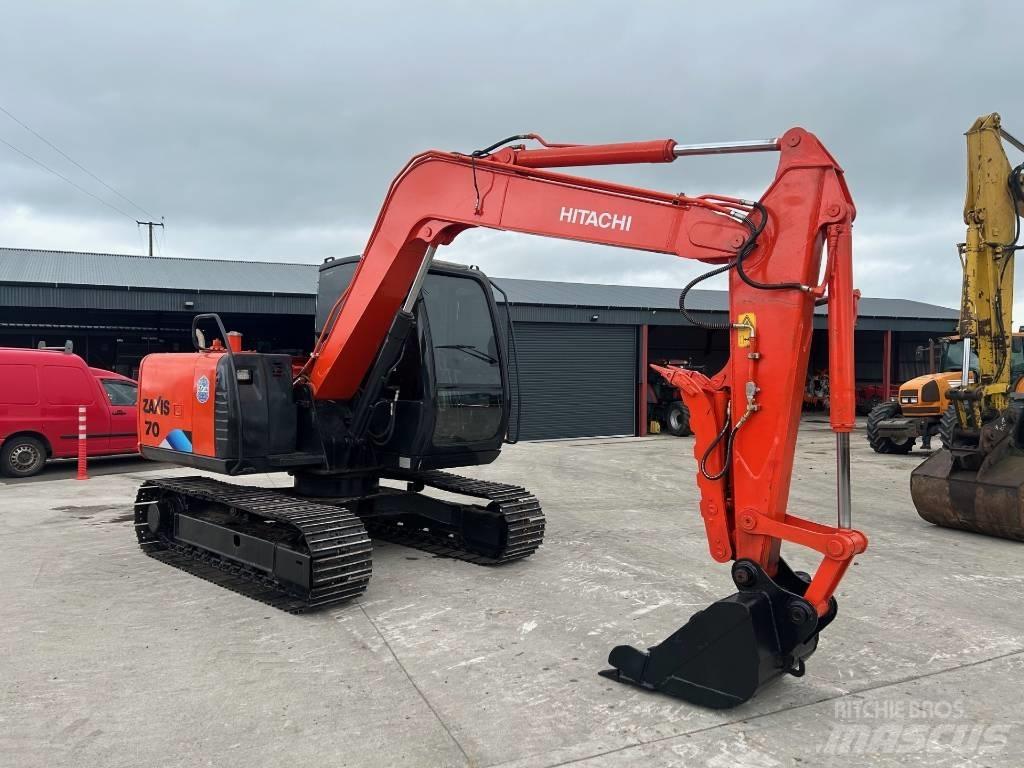 Hitachi Zaxis 70 中型油圧ショベル 7ｔ-12ｔ（ユンボ・パワーショベル・バックホー）