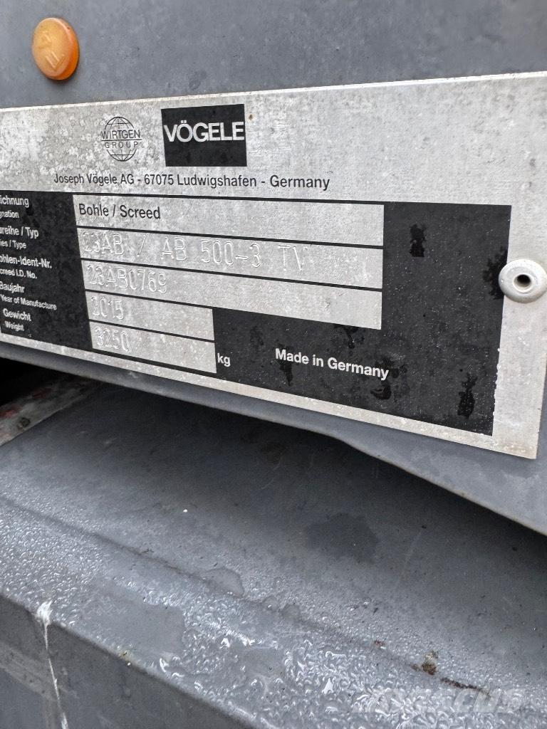 Vögele 1800-3 アスファルトフィニッシャ