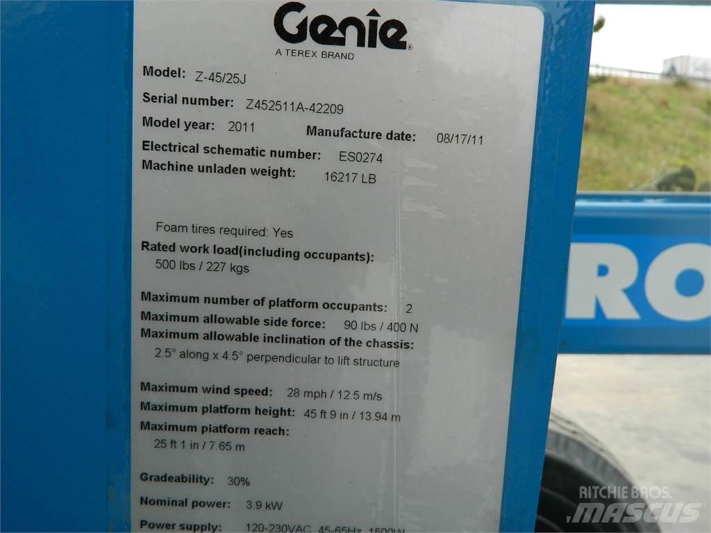Genie Z45 25JDC ブームリフト　屈伸型
