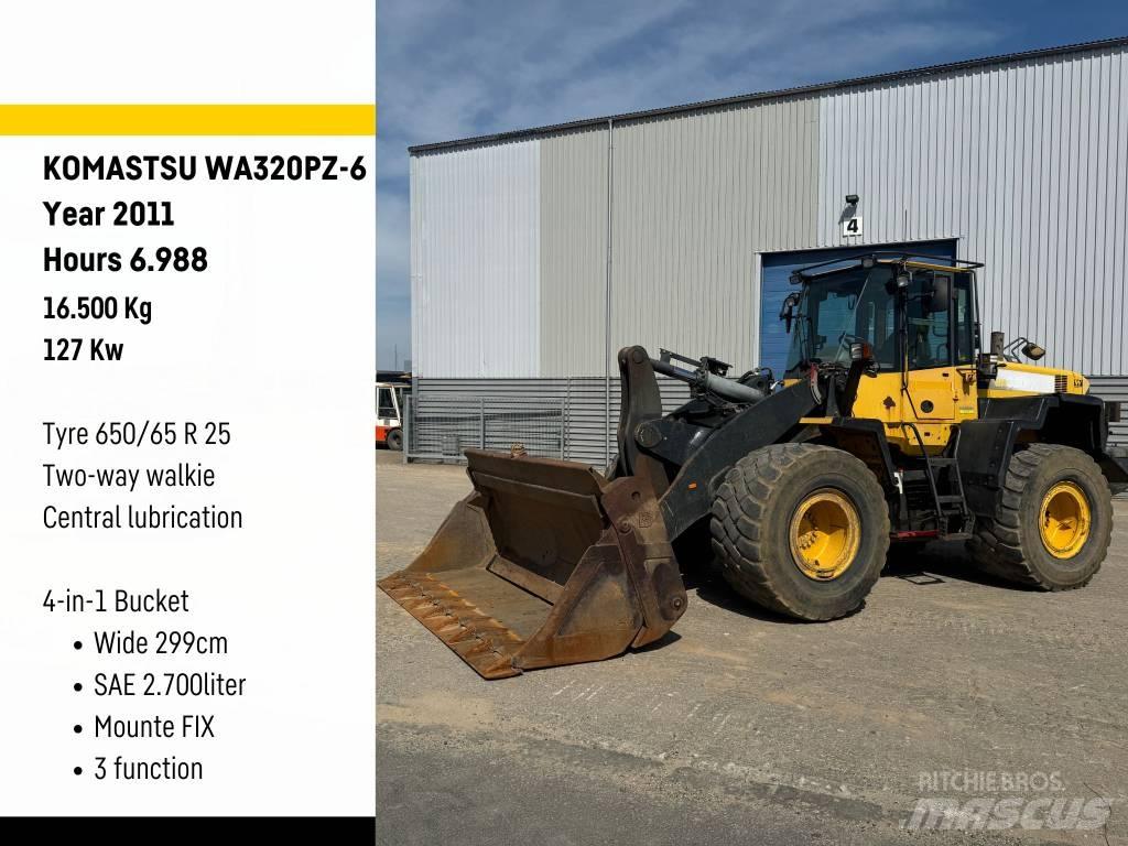 Komatsu WA320PZ-6 ホイールローダー・タイヤショベル