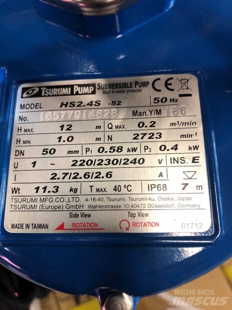 Tsurumi HS2.4S-52 その他部品