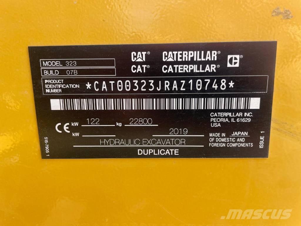 CAT 323NG 大型油圧ショベル12t以上（パワーショベル・ユンボ）