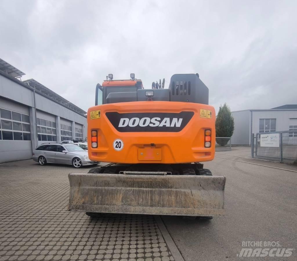 Doosan DX 165 W ホイール式油圧ショベル（パワーショベル・ユンボ・バックホー）