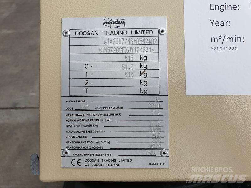 Doosan 7 / 20 コンプレッサー