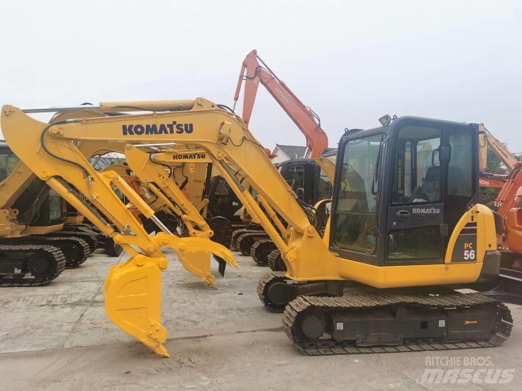 Komatsu PC 56-7 ミニ油圧ショベル 7t以下（ミニユンボ・ミニディガー）