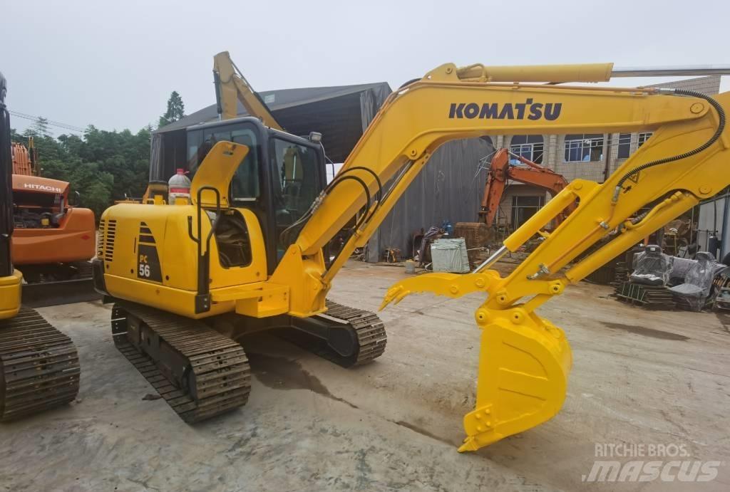 Komatsu PC 56-7 ミニ油圧ショベル 7t以下（ミニユンボ・ミニディガー）