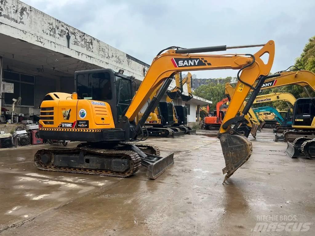 Sany SY 60 C Pro 中型油圧ショベル 7ｔ-12ｔ（ユンボ・パワーショベル・バックホー）