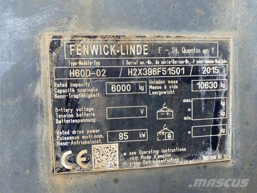 Linde H60D-02 ディーゼル・軽油
