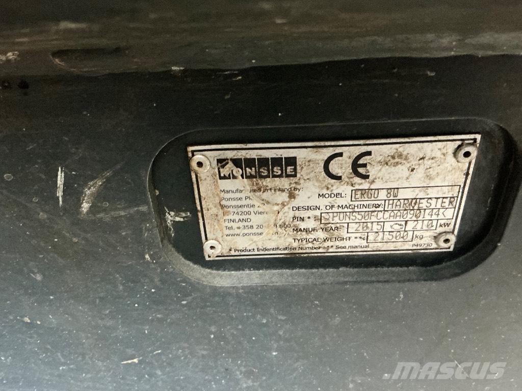 Ponsse ERGO 8W ハーベスター