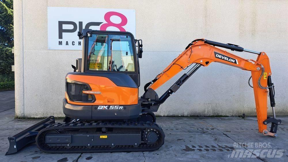 Develon DX 55 R-7 ミニ油圧ショベル 7t以下（ミニユンボ・ミニディガー）