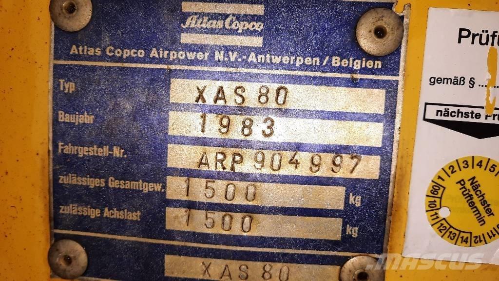 Atlas Copco XAS 80 コンプレッサー