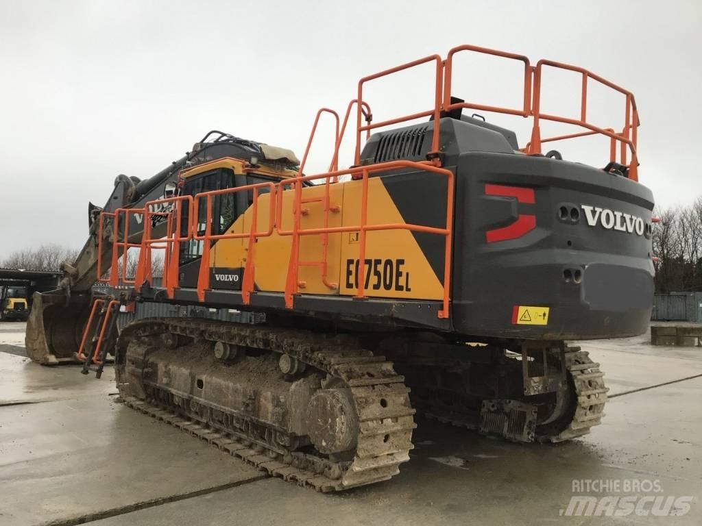 Volvo EC 750 E 大型油圧ショベル12t以上（パワーショベル・ユンボ）