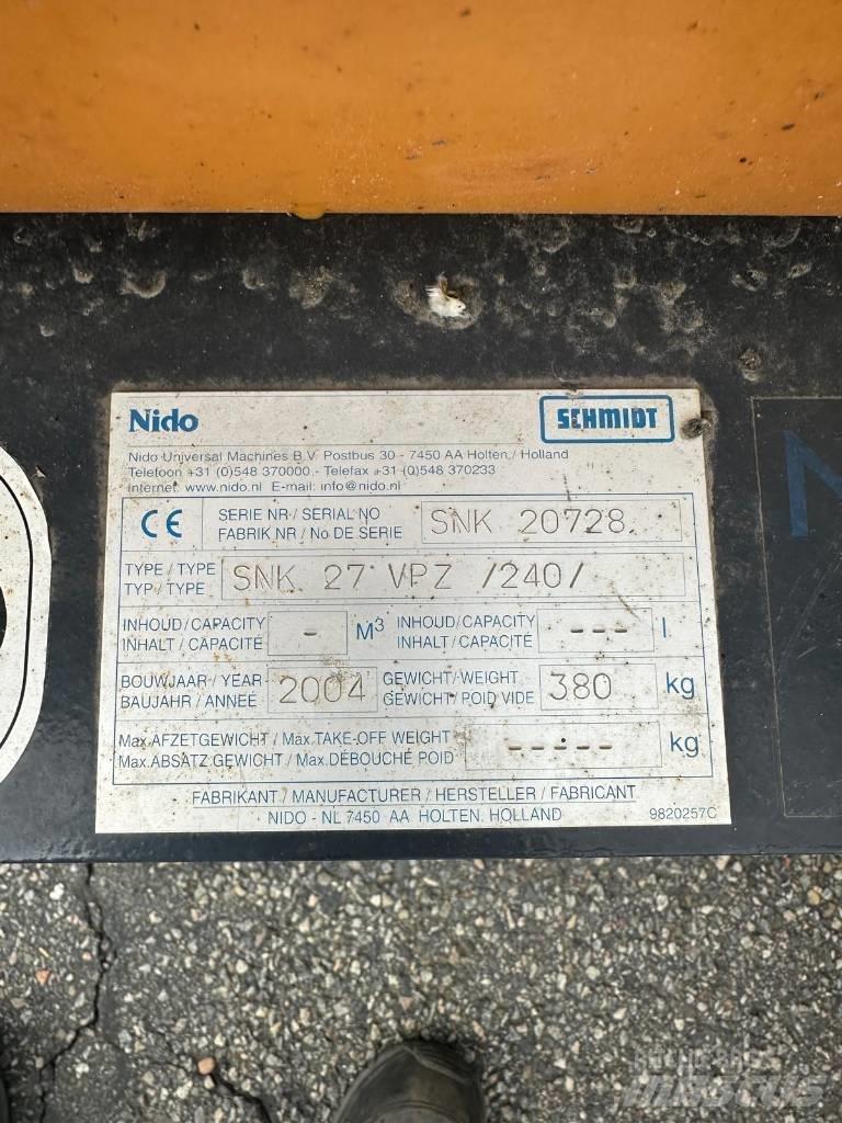 Nido SNK 27 VPZ スノーブレードとプラウ