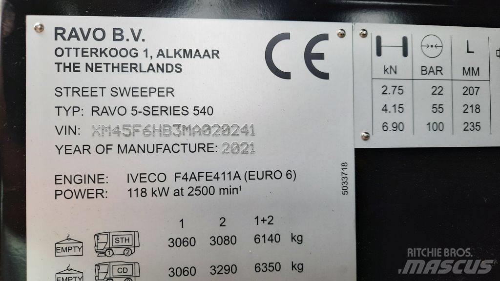 Ravo 540STH 路面清掃機