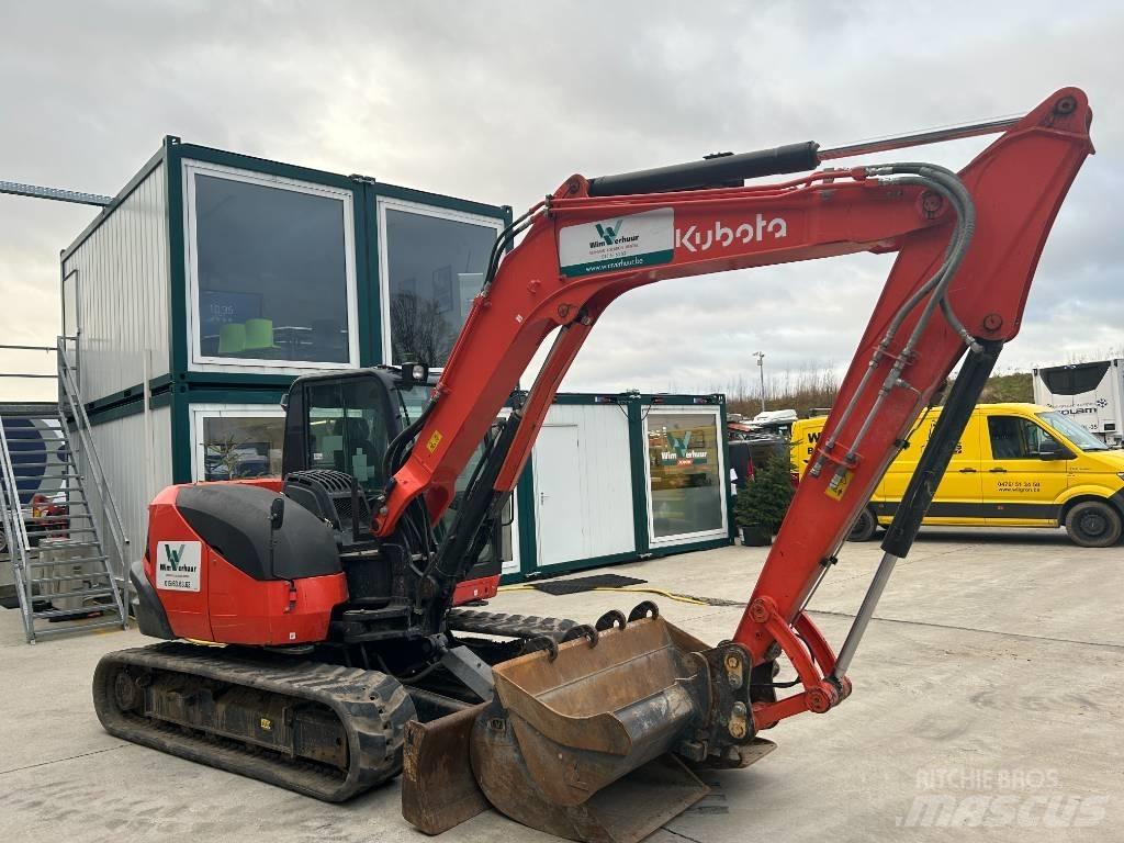 Kubota KX 080-4 中型油圧ショベル 7ｔ-12ｔ（ユンボ・パワーショベル・バックホー）