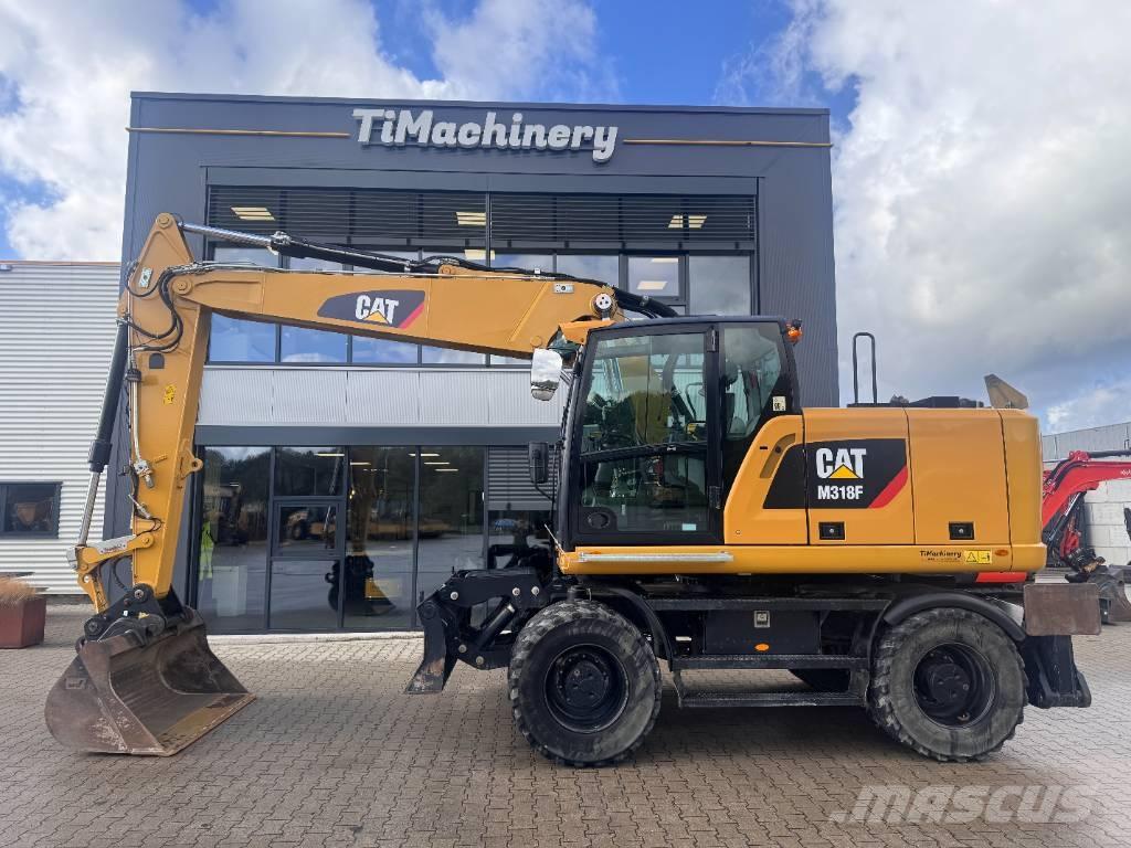 CAT M 318 F ホイール式油圧ショベル（パワーショベル・ユンボ・バックホー）