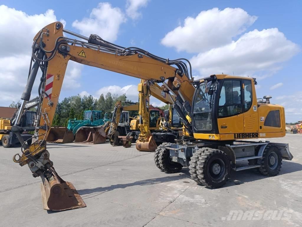 Liebherr A 916 ホイール式油圧ショベル（パワーショベル・ユンボ・バックホー）